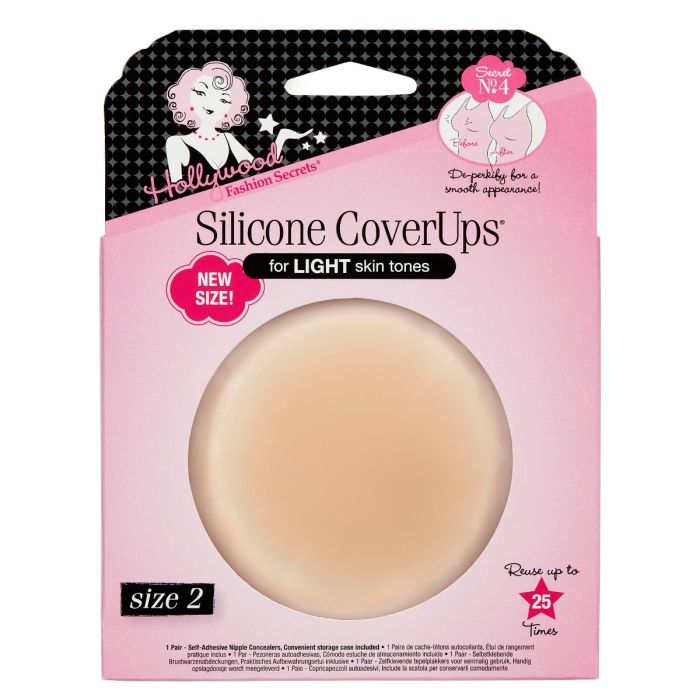 Hollywood Fashion Secrets Size 2 Nipple concealer in a wall-hook ready pack